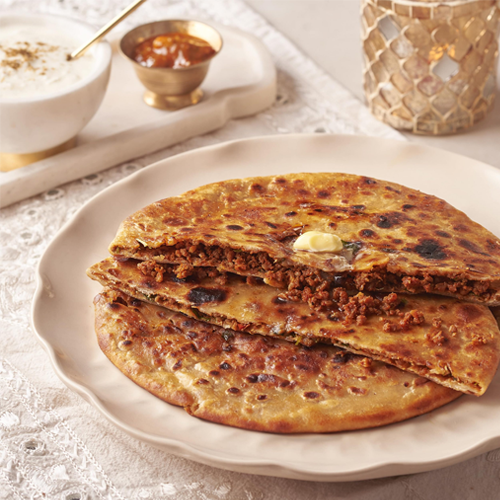 Mutton Keema Paratha Mutton Keema Paratha
